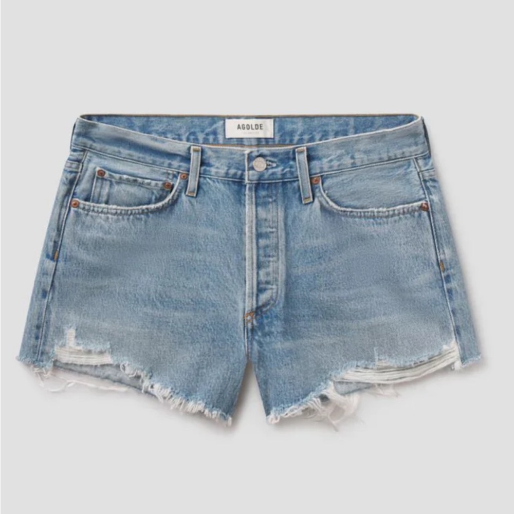 AGOLDE Parker Women's Blue Denim Shorts